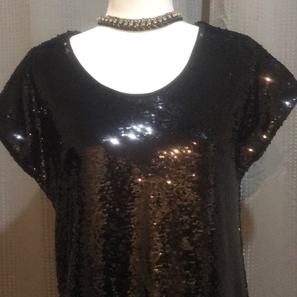 NWOT Sequins Shift Dress by Garage - Picture 2 of 4
